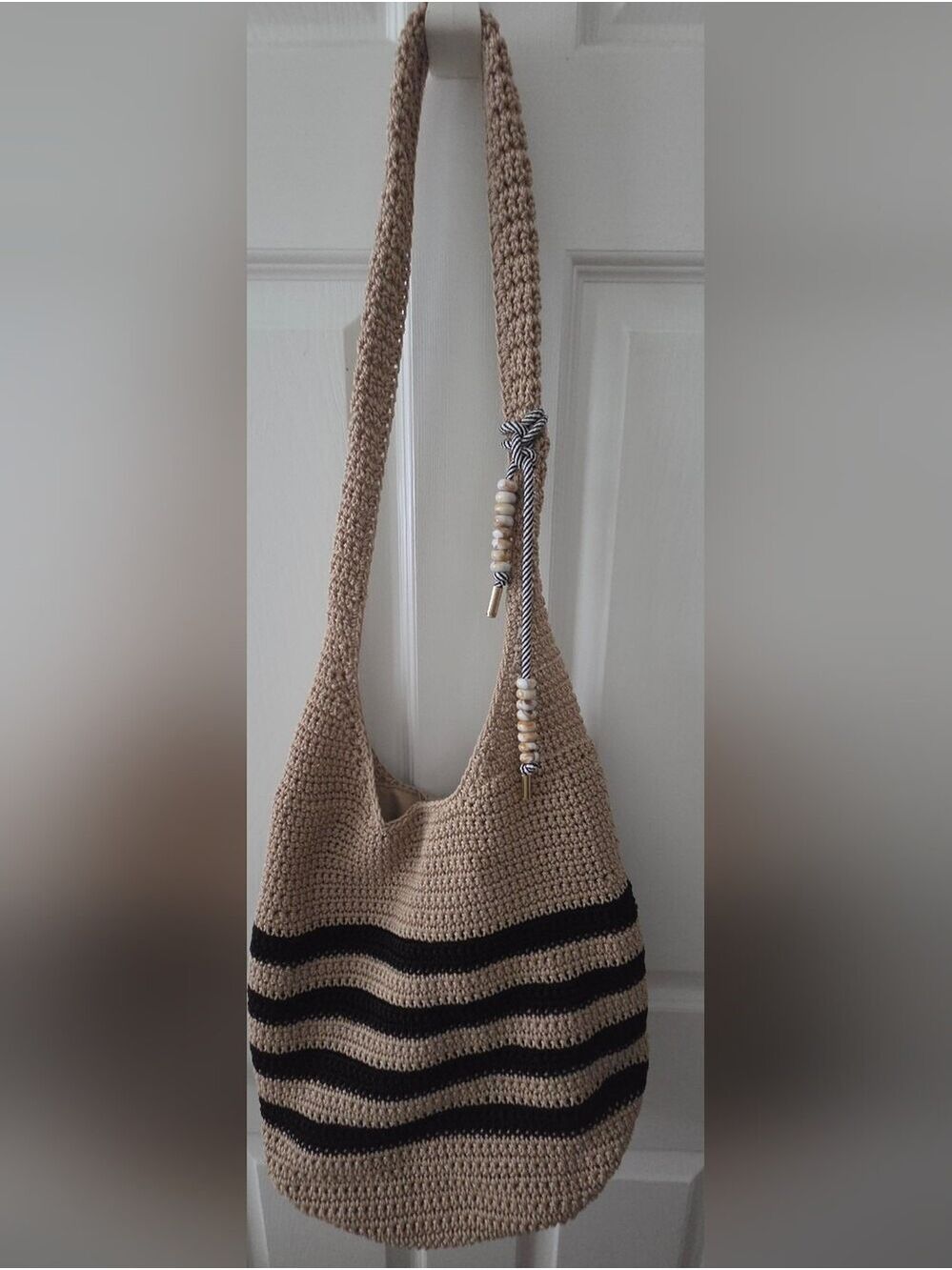 NWOT TOMMY BAHAMA Hobo Shoulder / Crossbody Bag Striped NWT